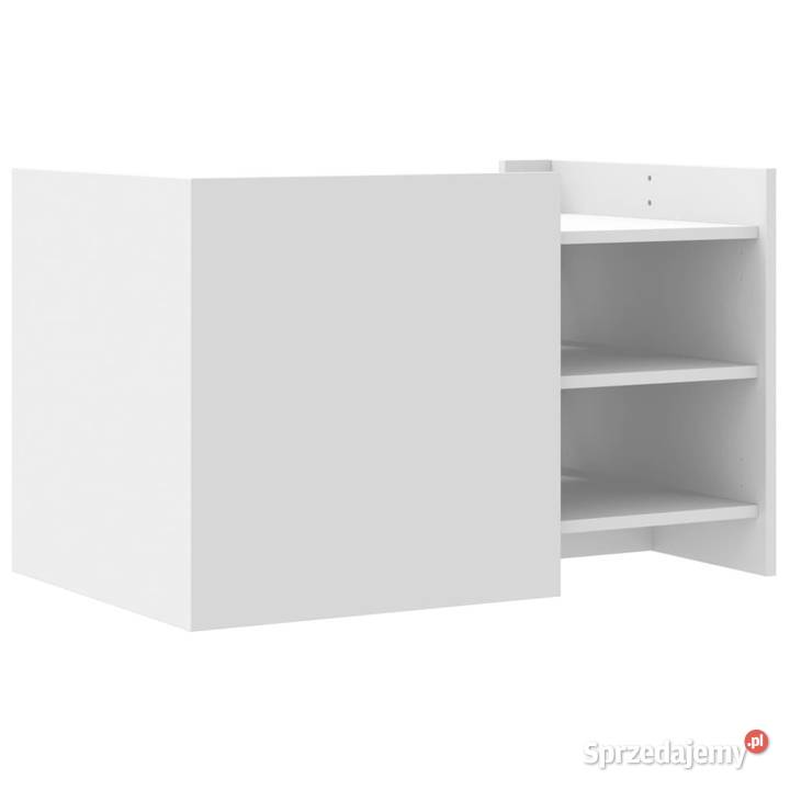 Stolik kawowy biały 80x50x50 materiał Warszawa