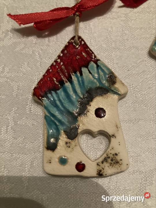 Domki Zawieszki Ceramiczne Wykonane Ręcznie 2 Czerwionka-Leszczyny sprzedam
