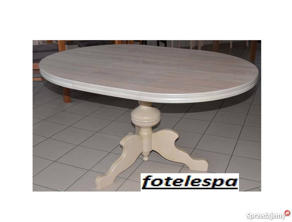 Stół o srednicy 90 rozkładany toczona noga Stoły, krzesła, biurka Kępno