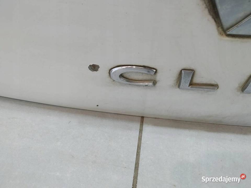 KLAPA TYŁ BIAŁA OV369 Renault Clio III 20052014