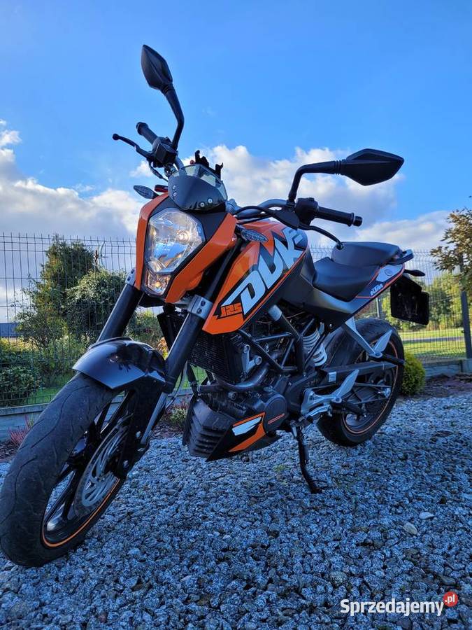 KTM 125 Duke ABS Motocykl 1253Niski przebieg Łódź