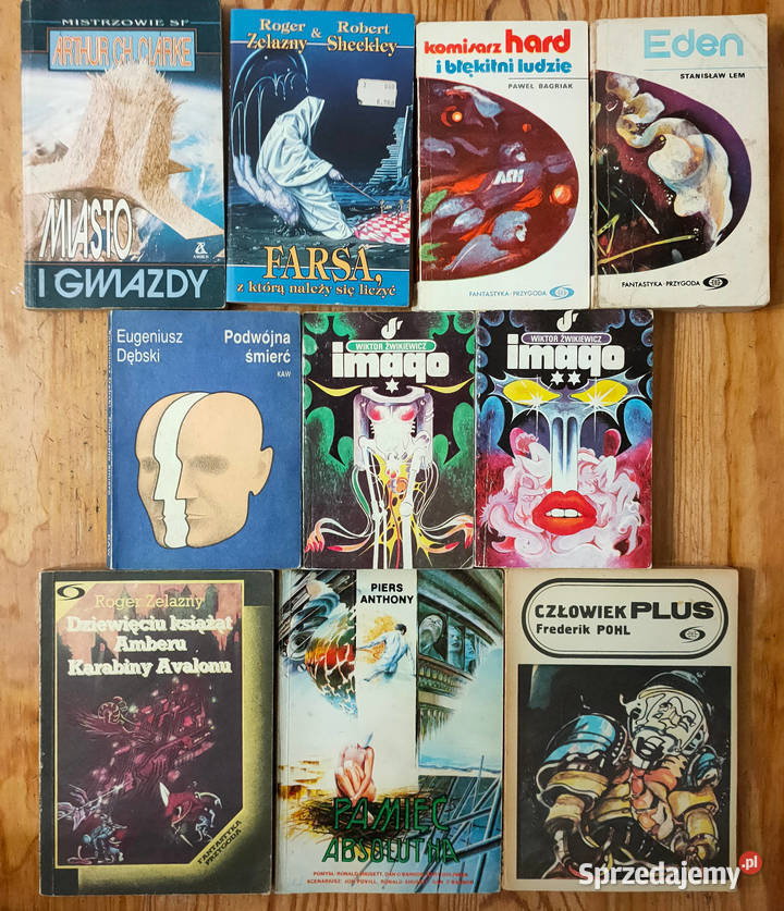10 książek SF Fantastyka Clarke Zelazny Sosnowiec