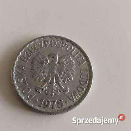 Moneta 1 bz PRL 1978 AL Numizmatyka Antyki, Sztuka, Kolekcje Olecko