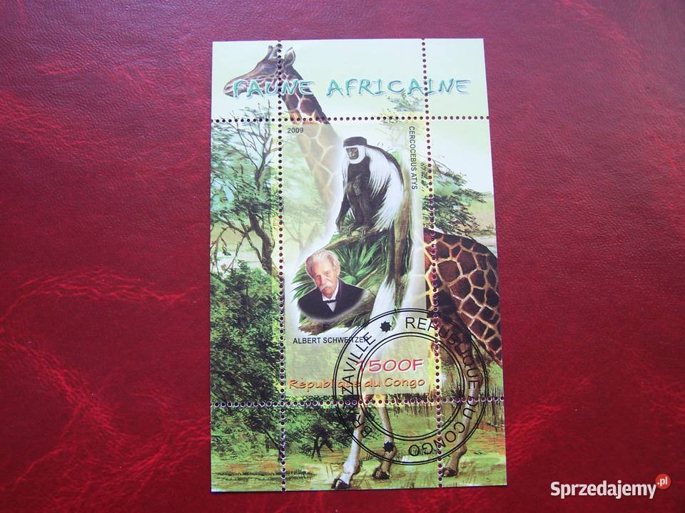Kongo 2009 CTO Zwierzęta Afryki śląskie