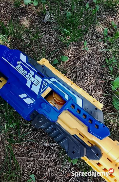 Pistolet Nerf Blaze Storm niebieskożółty pomorskie Gdynia
