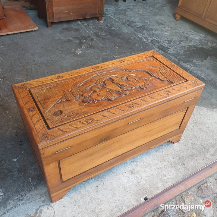 Skrzynia Kufer Dalekowschodni Orientalny Suchorzew