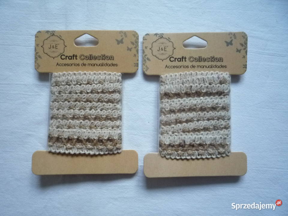 2 sztuki Craft Colection Tasiemki beżowe beżowy zachodniopomorskie