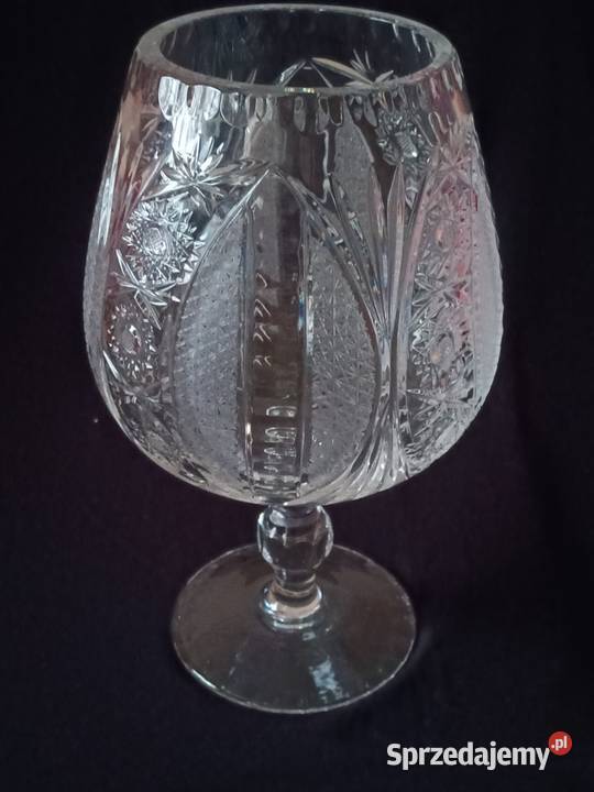 Piękne kryształowe kielichy wazony Gliwice