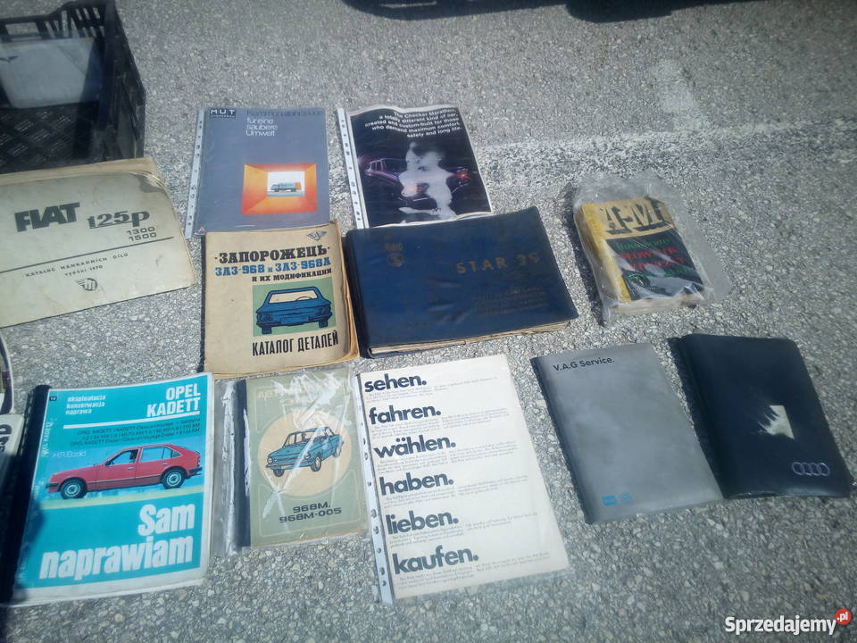 Ksiązka fiat 125p 126p star 28 katalog części Sosnowiec sprzedam