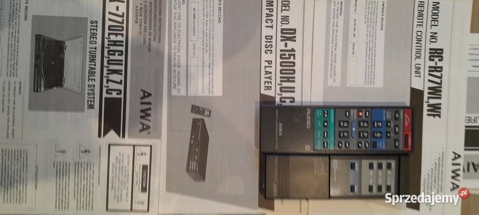 Zestaw audio AIWA Paszkówka