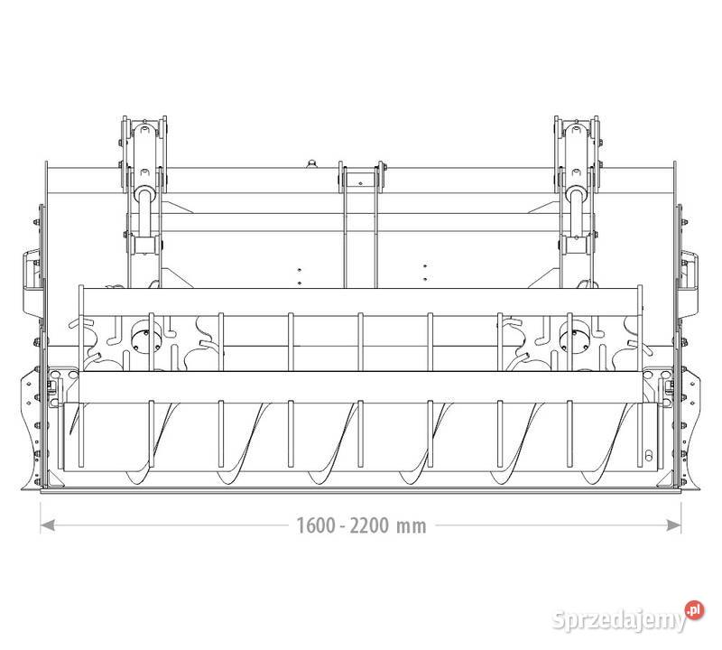 SZUFLA ŚLIMAKOWA DO ZADAWANIA PASZY Z DOCISKIEM nieuszkodzony Kutno