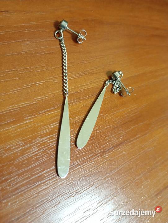 Długie lekkie kolczyki Gdańsk sprzedam