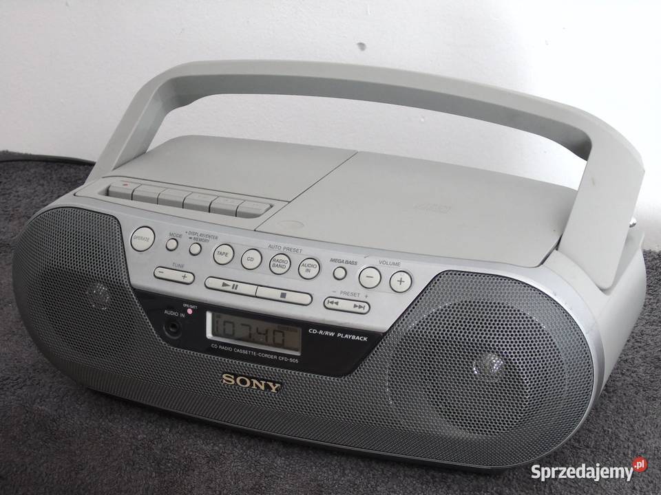 Radio odtwarzacz z CD AUX Sony CFDS05 sprawny Jasło