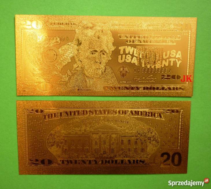 ZŁOTY BANKNOT ZESTAW 1 2 5 10 20 50 100 DOLAR śląskie Sosnowiec