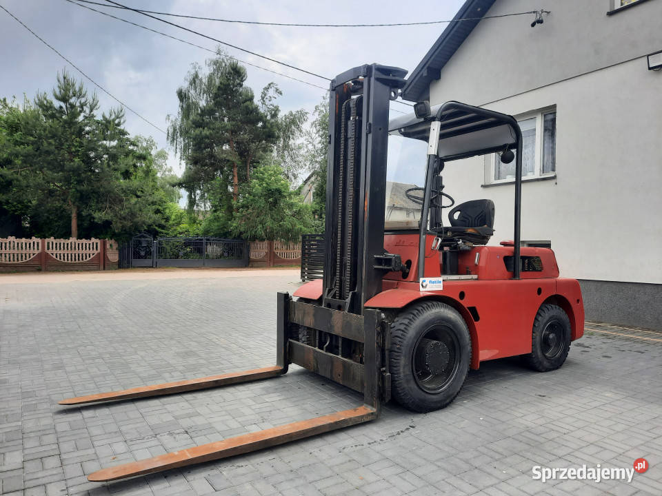 Wózek widłowy FIAT OM DI 60 udźwig 6 ton 4 m Mały Rudnik