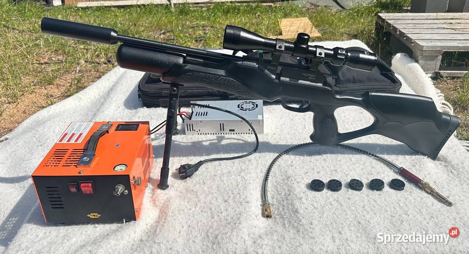 Walther Rotex RM8 PCP 4,5 mm do 17 J – kompletny zestaw