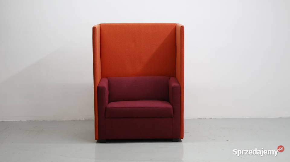 TNF WYGODNY FOTEL OKAZJA bordowa tkanina klubowy Poznań