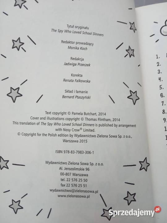 Szpieg który lubił szkolne obiady antykwariat Antyki, Sztuka, Kolekcje mazowieckie Warszawa