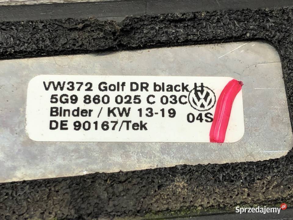 RELINGI DACHOWE VW GOLF VII Kombi 5G9860025C