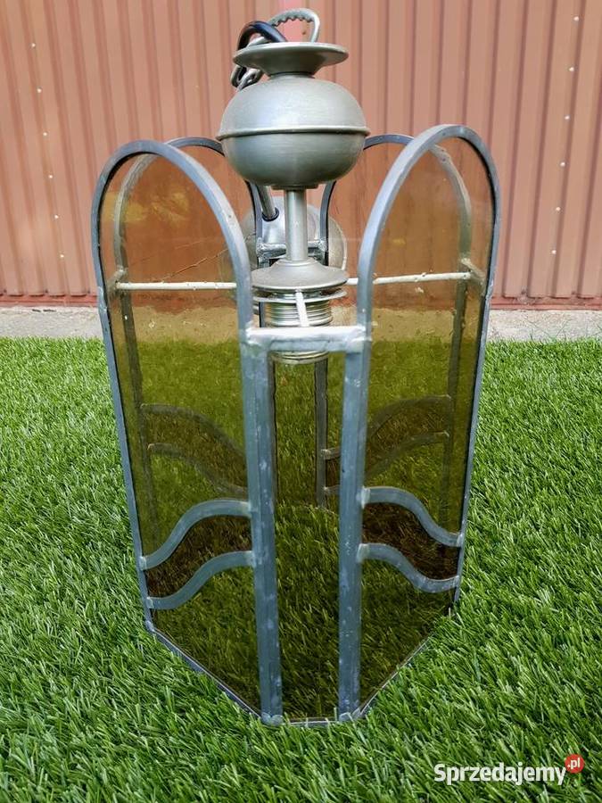 Lampa lampion żyrandol szklany mazowieckie Warszawa sprzedam