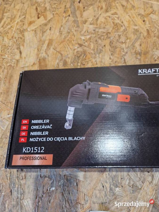 Elektryczne nożyce skokowe do blachy KraftDele Głogowa