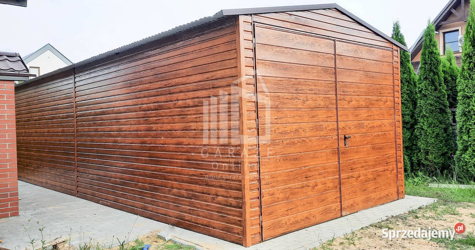 GARAŻ BLASZANY 34m x 7m dwuspad Brama 23.8m2 Tarnów sprzedam