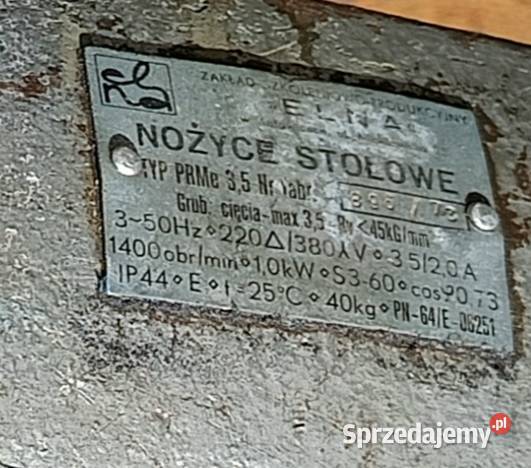 Nożyce stołowe warsztatowe do cięcia blachy 30 Przysieka