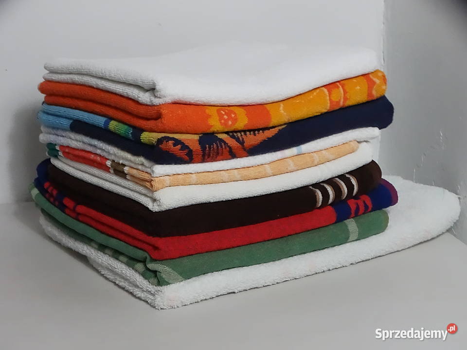 Zestaw 10 solidnych ręczników bawełnianych Różne