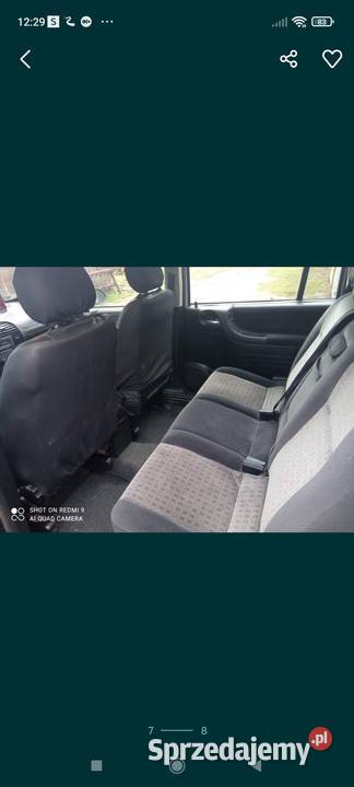 Opel Zafira 7 osobowy Przechód