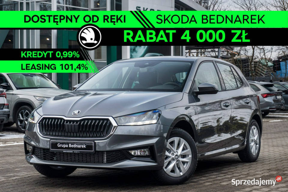 koda Fabia Drive 10 MPI 80 Dostępny ręki IV 2021 pełny VAT Fabia Łódź