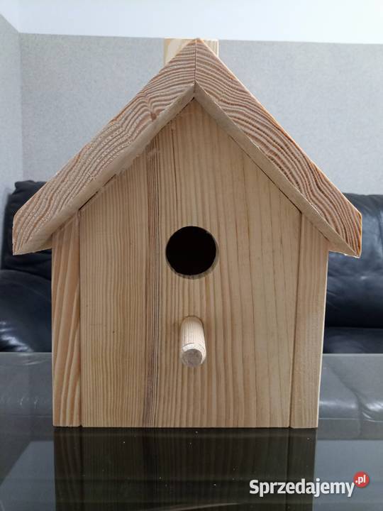 Budka domek lęgowy ptaków solidny mocny lite