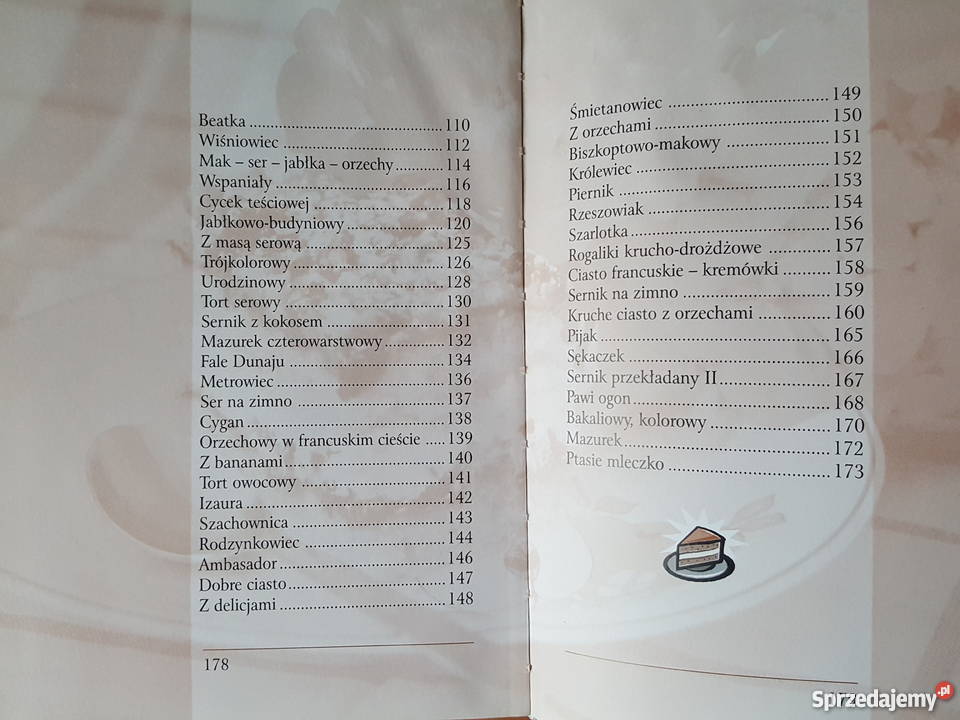 Książka kucharska przepisy 103 Ciasta Siostry poradnik
