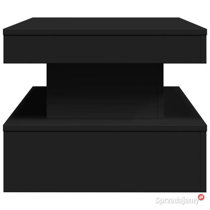 Stolik kawowy z oświetleniem LED czarny 90x50x40 Meble mazowieckie sprzedam