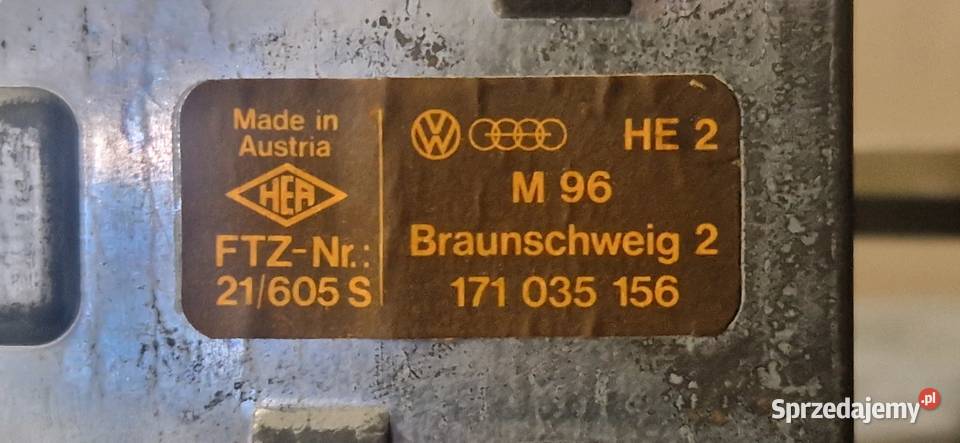 vw golf mk1 radio braunschweig 2 sprawne 171 035 Pozostałe