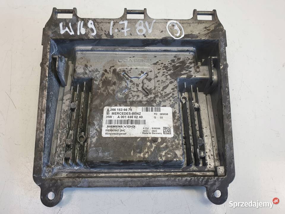 Mercedes W169 17 8V STEROWNIK SILNIKA Komputery lubelskie Janów