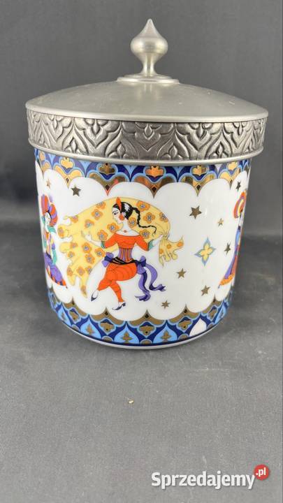 Porcelanowy pojemnik bomboniera Zielona Góra