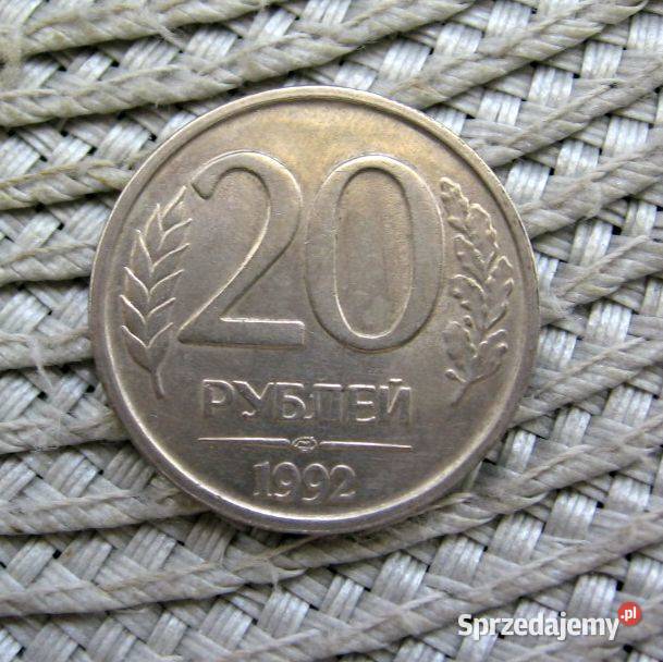 Rosja 20 Rubli 1992r Kalisz