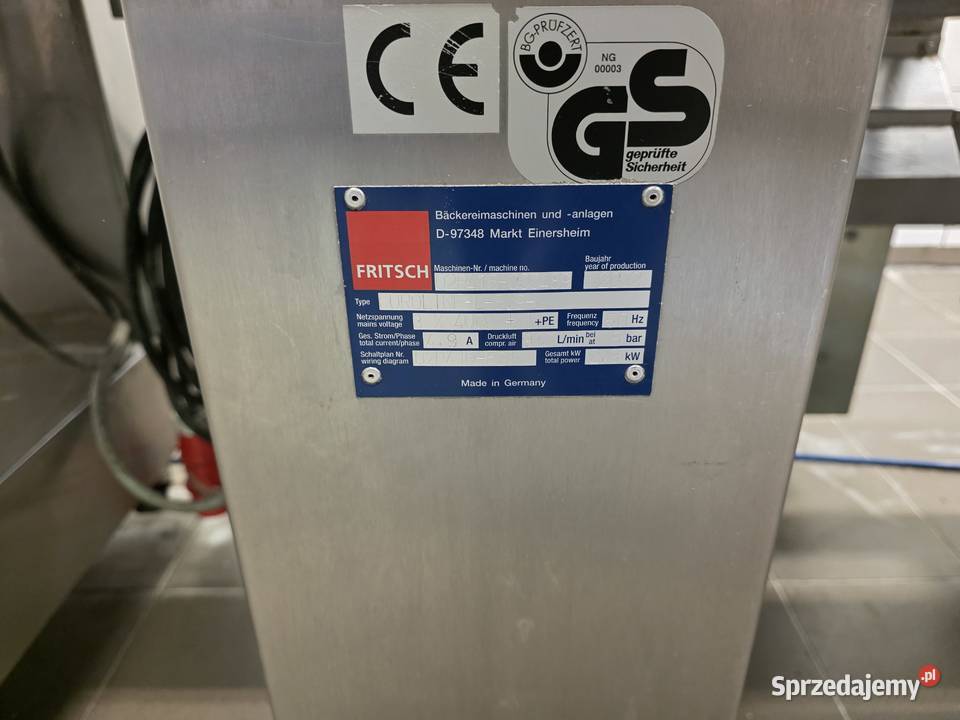 Linia produkcyjna Fritsch Euroline L59L 2002 pomorskie Wejherowo