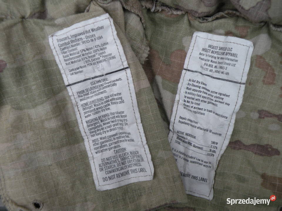 Spodnie IHWCU multicam ocp medium short Militaria sprzedam