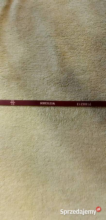 pasek skórzany Wittchen czerwony 90 rozmiar L 1.5cm Katowice