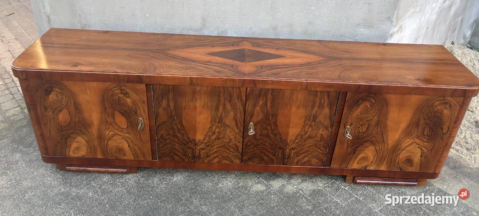 KomodaSzafka RTV ArtDeco Orzech 195 Antyk