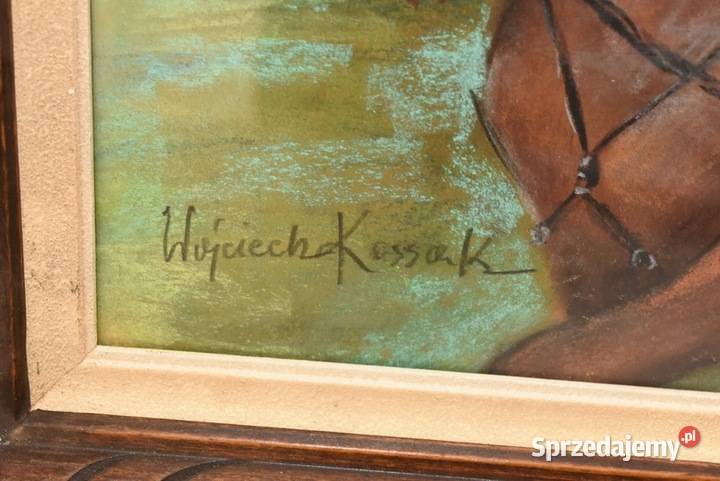 Wojciech Kossak Huzar Wielkiej Armii Kozak Na Kraków sprzedam