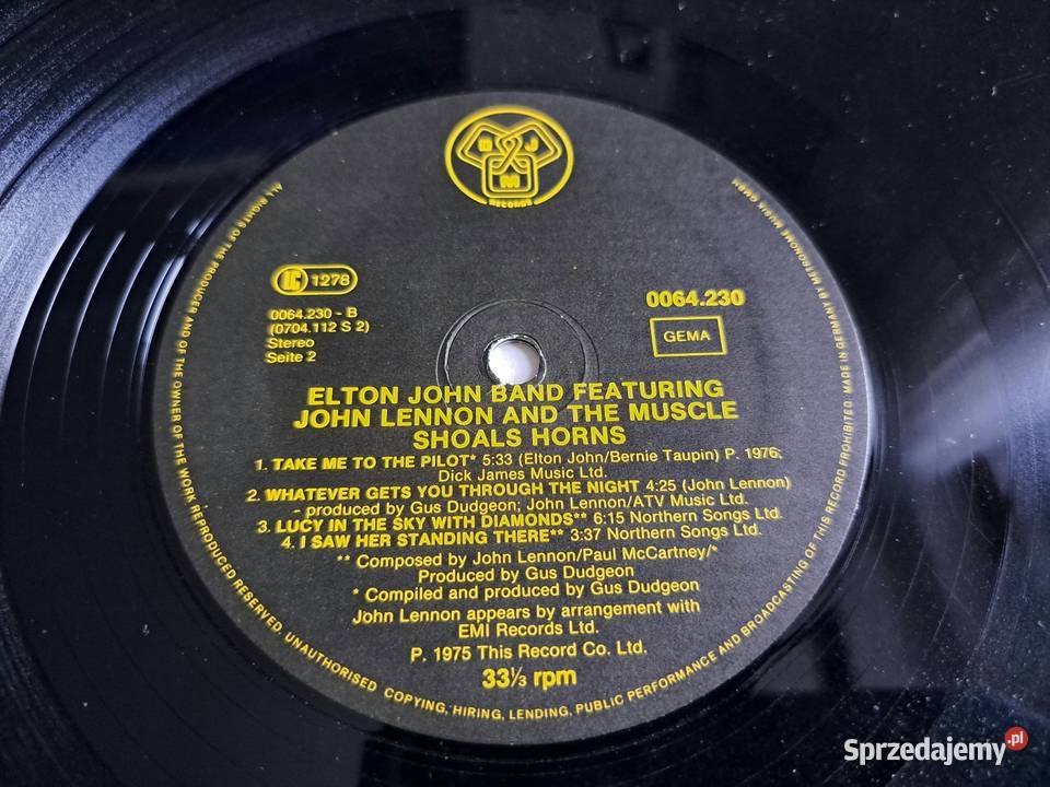 Srara Płyta Winylowa Elton John Band Featuring Radom