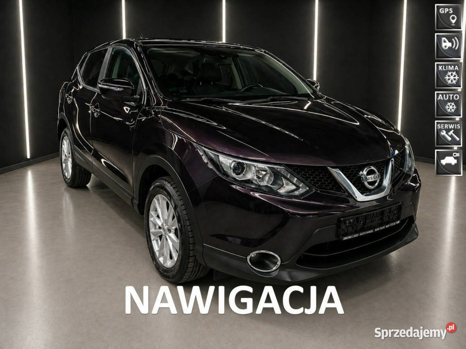 Nissan Qashqai kamera cofanianawigacjaopłacony wspomaganie kierownicy Żabno sprzedam
