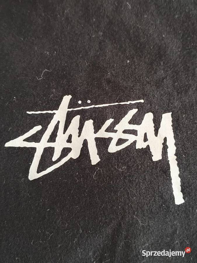 Stussy Dice Tee czarna oryginalna koszulka z Rozmiar M Odzież codzienna Lublin