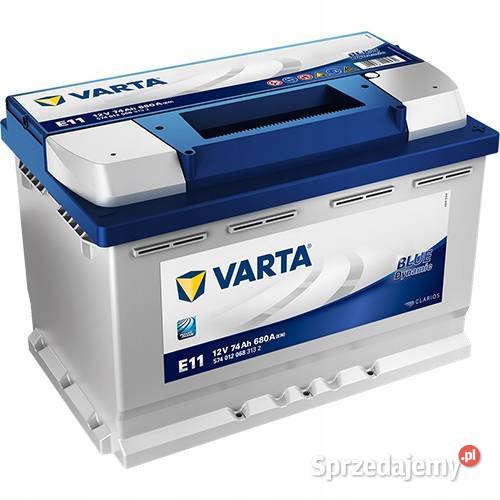Akumulator VARTA Blue Dynamic E11 74Ah 680A P osobowe Części samochodowe dolnośląskie Jelcz-Laskowice