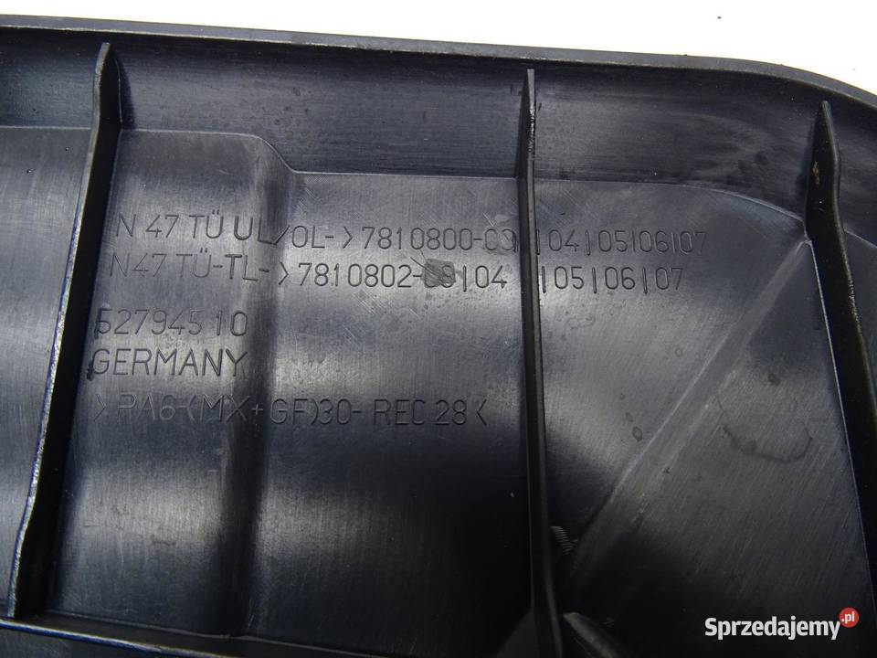 OSŁONA OBUDOWA SILNIKA GÓRNA 7810800 BMW F20 F21 osobowe
