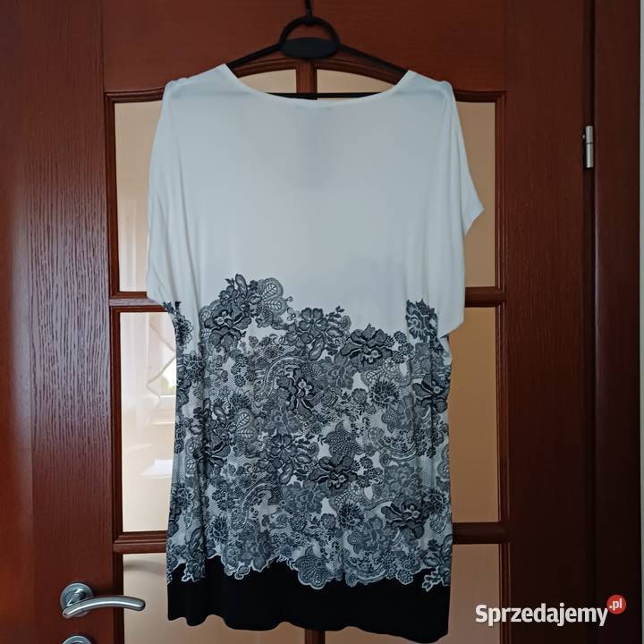 Bluzka damska letnia biała 48 Sieradz