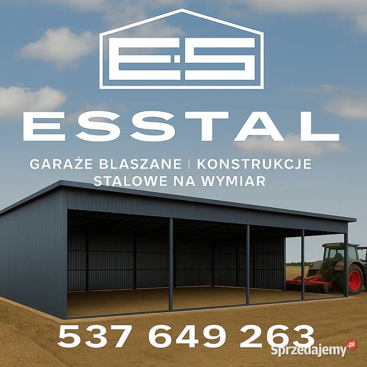 Carport BLASZAK Garaż Blaszany Wiata Lubiń