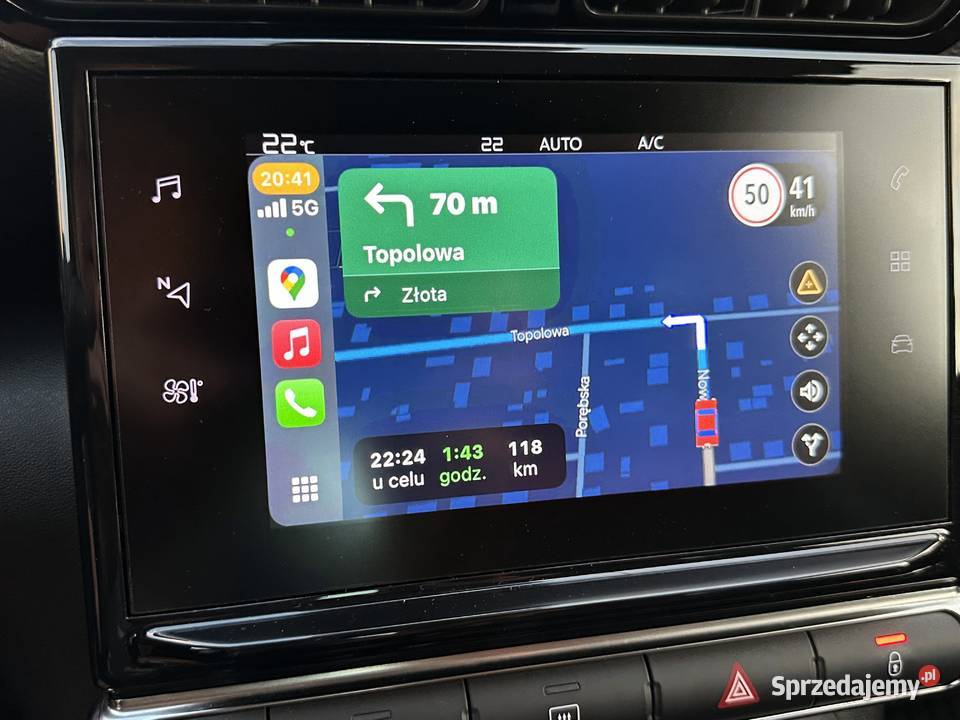 Citron C3 Aircross SHINE SalonPL BEZwypadkowy nieuszkodzony Zduńska Wola